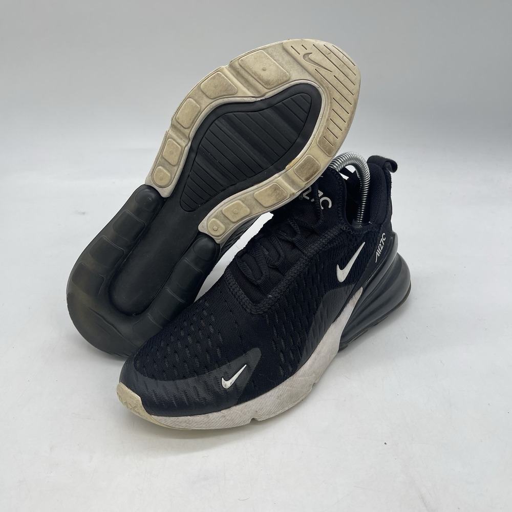 Nike Air Max 270 Shoes Womens 7 Black White Athletic Running AH6789-001